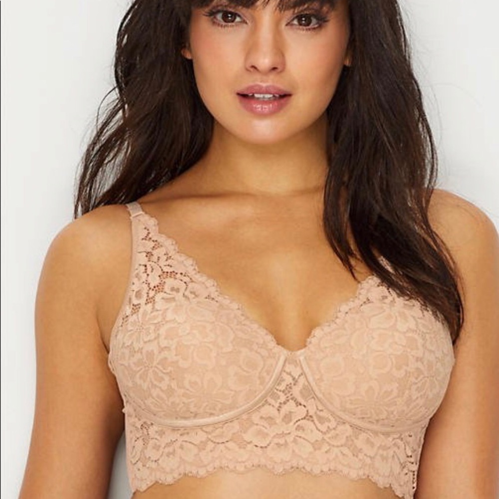 Maidenform lace bra with convertible straps